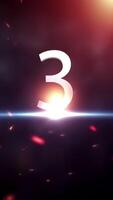 Countdown animation from 1 to 10 with explosion fire burning effect background. Stock. Sparkling numbers countdown from 10 to 0 made with sparklers video