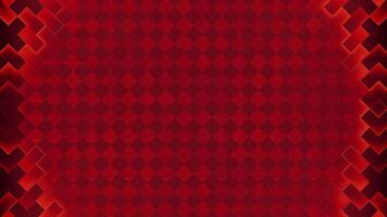 Abstract squared pattern with pixelated moving rings. Design. Crosses of small tiles forming circle silhouettes. video