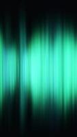 Abstract aurora borealis in green colours on black background. Animation of beautiful aurora borealis effect with green lights on black background. video
