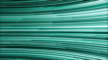 Animation von ziehen um Linien im gebogen Strom. Bewegung. schön gebogen Strom von glühend bunt Linien. Strom mit 3d bewirken von Computer-Stil Streifen video