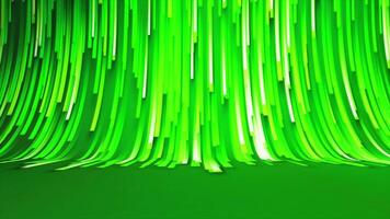 Creative texture with striped 3D pattern. Motion. Bright colorful bending rows of narrow lines. video