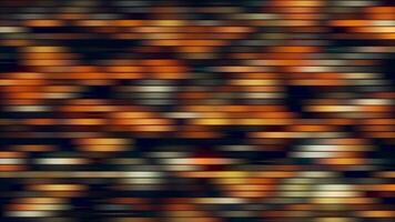 Blurred stripes shimmering pattern. Motion. Colored segments flowing on a black background . video