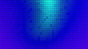 Colorful distortion and flickering in pixels. Motion. Pixel background flickers with colorful distortions and disappears. Background with distortions becomes normal video
