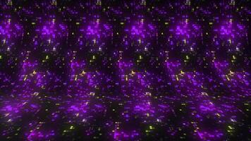 Motion graphic with digital technological space. Motion. Technological and connection motion background, moving slow of data. video
