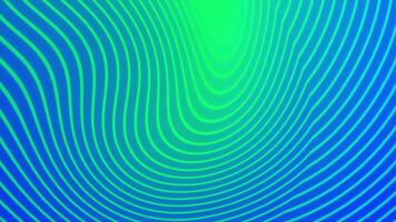 Bright background with vibrating curved lines. Motion. Colorful stylish background with moving lines in crooked stream. Animation of colorful distortion with lines video