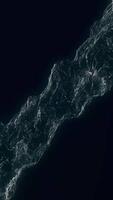 Soft water silk gentle flow and waving digital simulation turbulent abstract animation background. Beautiful water stream video