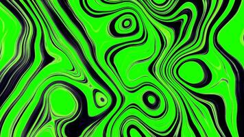 Digital abstract animation with moving round shapes on a black background. Motion. Colorful stains flowing from one to another. video