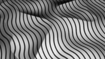 Abstract striped fabric in rippling motion. Motion. Wavy lines pattern of a moving cloth. video