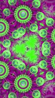 Colorful kaleidoscope sequence patterns. Abstract multicolored motion graphics background. Beautiful bright ornament. Seamless loop video