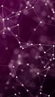 Plexus fantasy abstract technology and engineering background. Abstract beautiful geometric background video