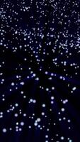 Beautiful Luxury Colourse Particles Moving Seamless with Bokeh Blur. Looped 3d Animation. Animation modern moving star particles video