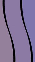 Gradient curved lines. Animation. Colorful curved lines shimmer into each other creating background. Lines move from one color to another on black background video