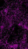 Particles move upward in flow. Design. Vortex flow of small particles on black background. Magical vortex of particles moving upwards video