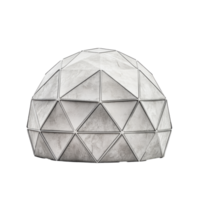 Geometric dome structure with triangular panels png