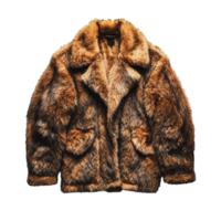 Luxurious fur coat resting on a flat surface png