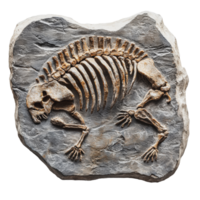 Fossilized skeleton of an ancient animal found png