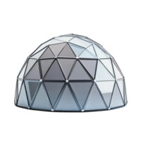 Glass dome structure with geometric design png