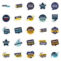 Upload Now 25 Versatile element Banners for your Branding and Advertising needs vector