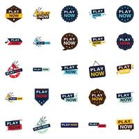 Get the Best Value with Our Pack of 25 Play Now vector