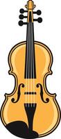 A simple and elegant illustration of a violin, perfect for music related projects vector