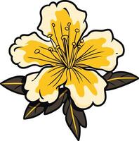 Vibrant yellow flower with intricate detail, perfect for nature themed designs, invitations, and branding vector