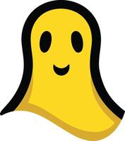 Smiling Ghost Illustration vector