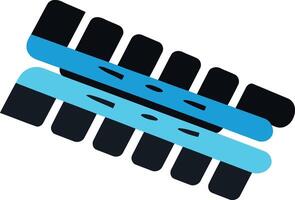 Abstract Design of Intertwining Lines vector
