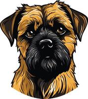 A cute and adorable illustration of a brushing dog, perfect for pet-related designs, social media posts, and branding vector