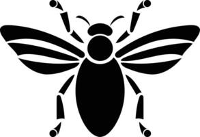 Simple yet striking, this illustration of a stylized bee is perfect for creating logos, designs, and patterns vector