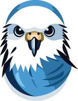 A bold and captivating cartoon hawk logo design, perfect for branding a company seeking strength, focus, and sharp intelligence vector