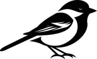 A simple, elegant silhouette of a bird, perfect for branding, logos, and design projects vector