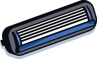 Close-up of a Razor Blade Cartridge vector