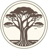 Tree of Life A Simple, Elegant Illustration vector