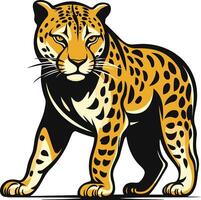 Powerful Cheetah Illustration vector