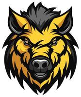 Wild Boar Mascot Illustration vector