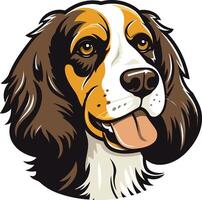 Smiling Dog Portrait vector