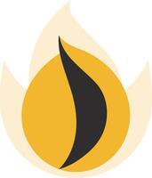 Abstract Flame Illustration vector
