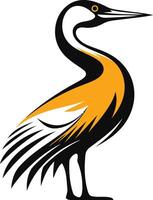 Stylized Bird Illustration vector