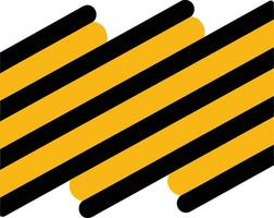 Abstract Geometric Pattern in Yellow and Black vector