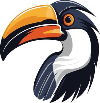 Toucan with a Large Beak vector