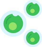 Chlorella Vulgaris Flat Icon vector