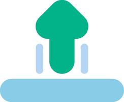 Upload Flat Icon vector