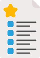 Survey Form Flat Icon vector