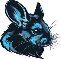 Stylized Illustration of a Gerbil vector