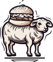 Lamb Carrying a Burger vector