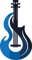 Abstract Guitar Design vector