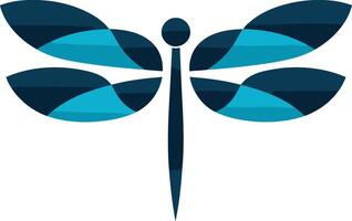 Abstract Dragonfly Illustration vector