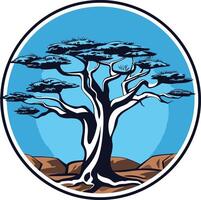 Tree of Life Circular Illustration vector