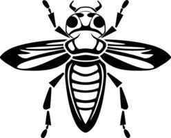 A bold and intricate tattoo design of a stylized bee, perfect for adding a touch of nature and symbolism to your work vector