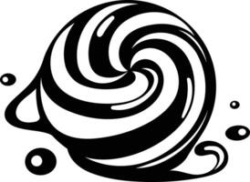 A bold and abstract swirl design, perfect for branding, logos, and graphic design projects vector